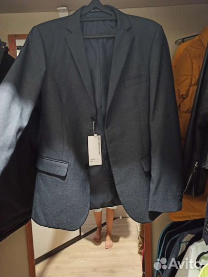 Пиджак школьный рост от 163 см. Серый