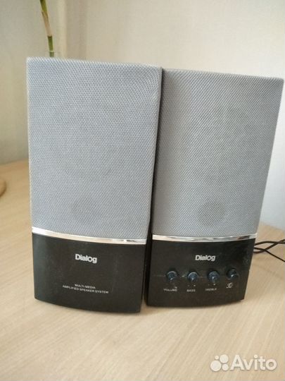 Колонки для компьютера с усилением Dialog AM-13b