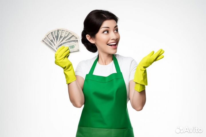 Уборщик Уборщица в удобное время
