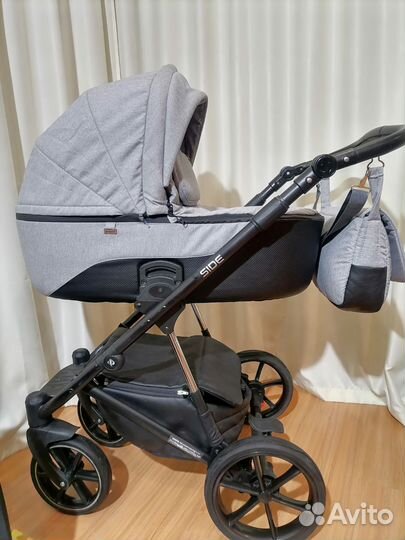 Коляска 2 в 1 Riko Side/автолюлька