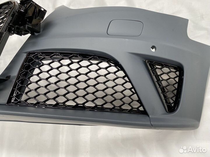 Бампер передний RS для Audi A4 B8 рестайлинг