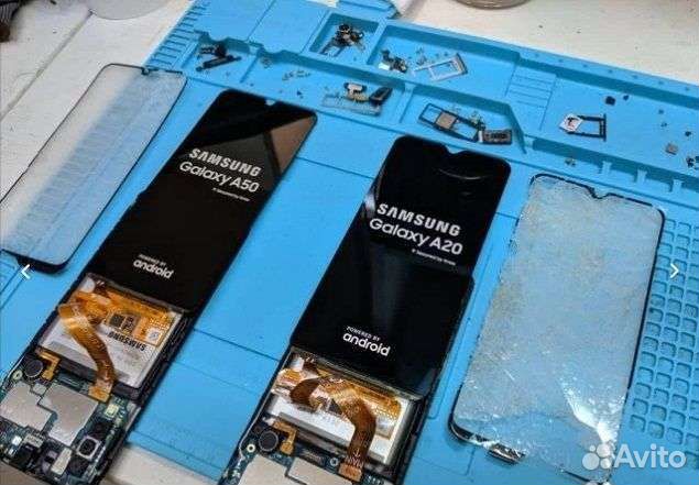 Переклейка дисплея samsung a50/a51/a71/s9/s10/s20