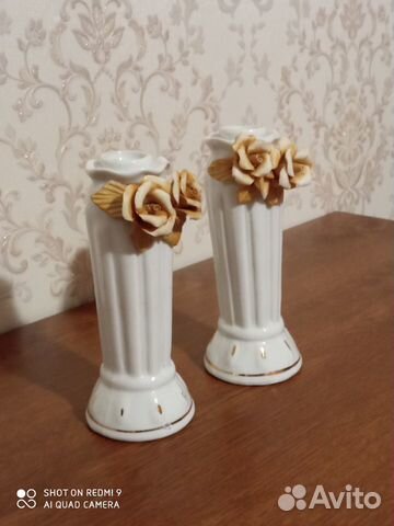 Фарфоровый подсвечник