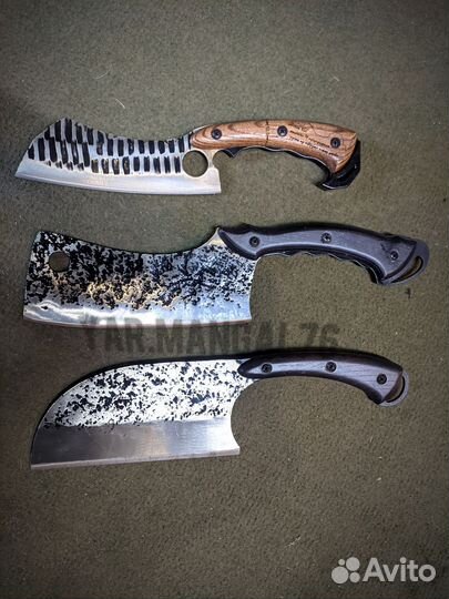 Нож тяпка для мяса и овощей