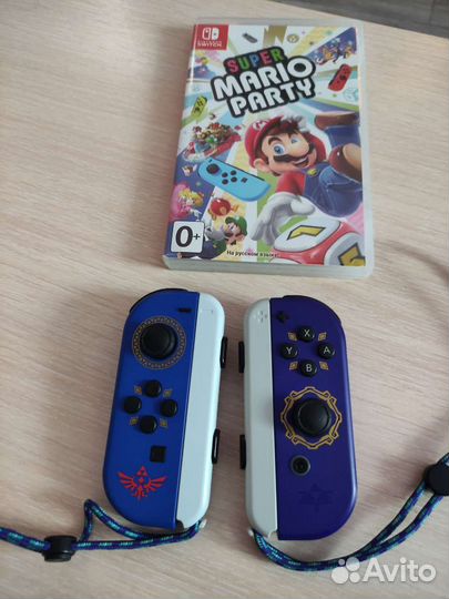 Nintendo Switch Joycon Zelda edition и Mario Party