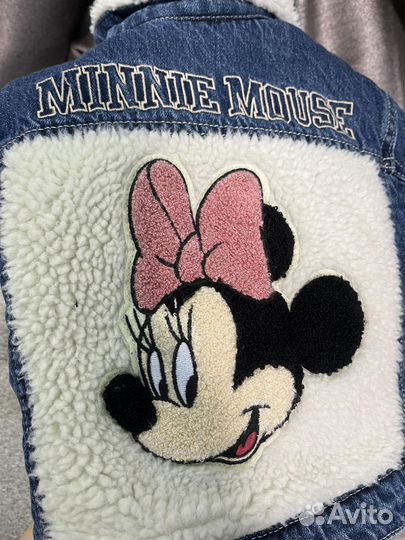 Джинсовая куртка zara для девочки 104