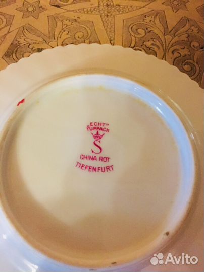 Блюдца. Тонкий фарфор