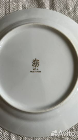 Посуда сервиза ГДР Охота