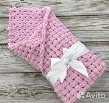 Детские пледы вязаные