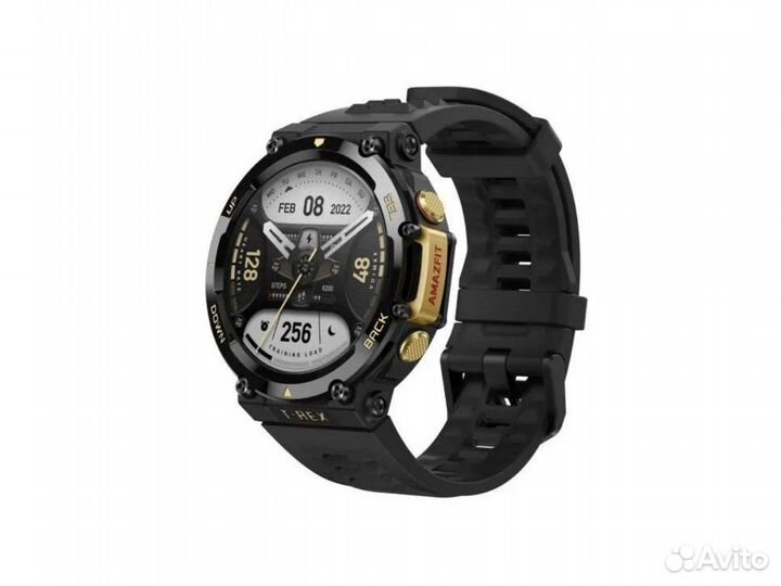 Смарт-часы Amazfit T-Rex 2 A2170 (черный/золотой)