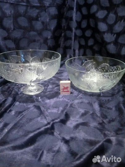 Хрусталь, вазы, салатницы, селедочницы