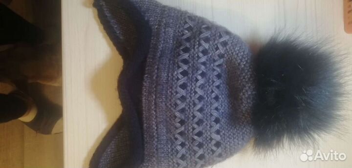 Шапка зимняя для девочки 52 54