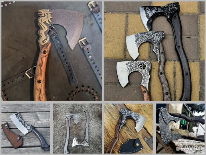 Топор ручной работы Дракон, Сварог, разные модели