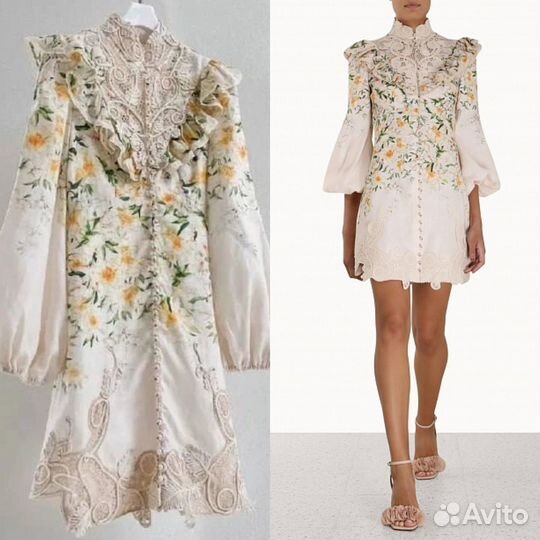 Платье zimmermann лен