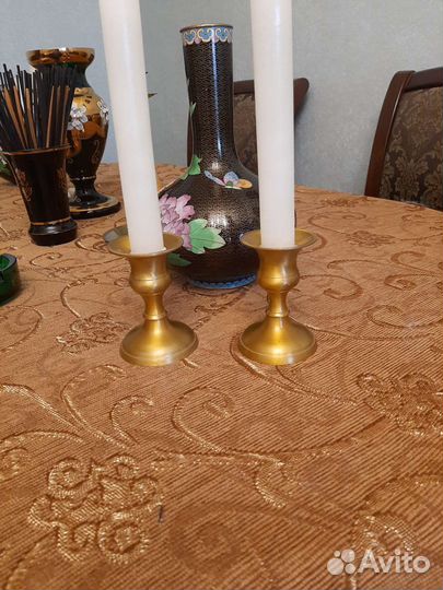 Подсвечник бронза