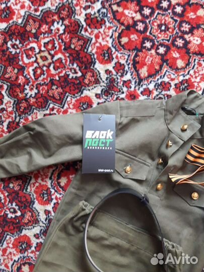 Детская военная форма для девочки 104