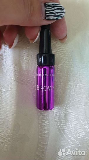 Хна для бровей brow henna ekko beauty