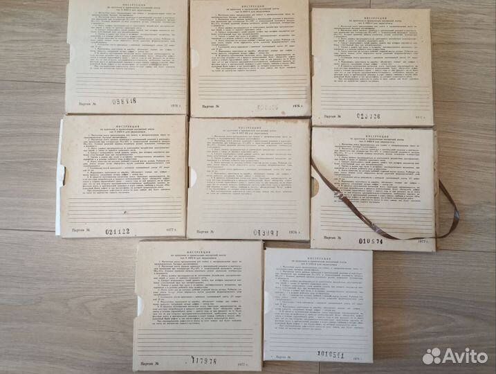 Катушки бабины для магнитофона 8шт