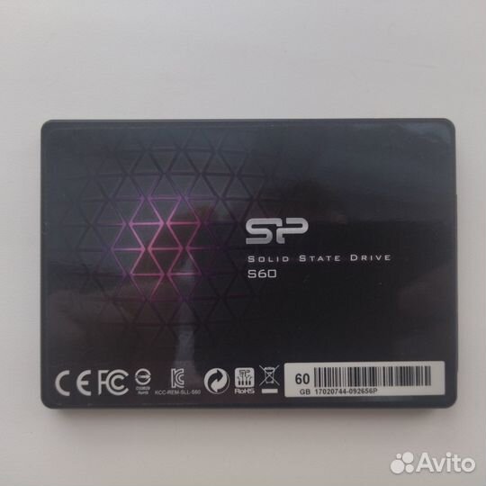 SSD диск Silicon Power Slim S60 60GB