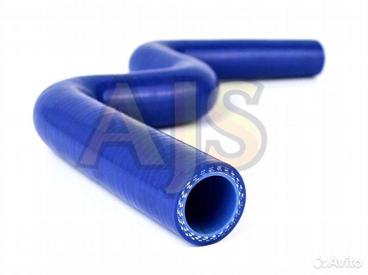 Патрубок водостойкий универсальный W-образный 20мм синий