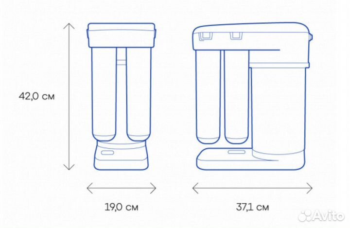 Аквафор dwм-101S Морион, встроенный фильтр под мой