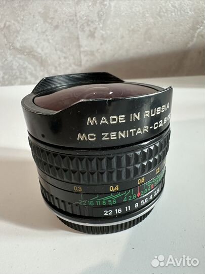 Зенитар / zenitar 16 mm 2.8 canon ef