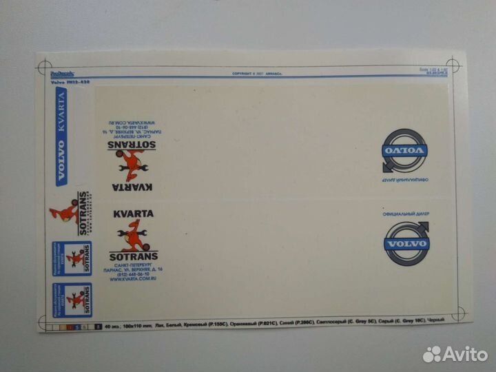 Декали на модели