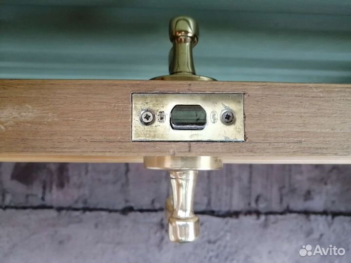 Дверь деревянная со стеклом бу