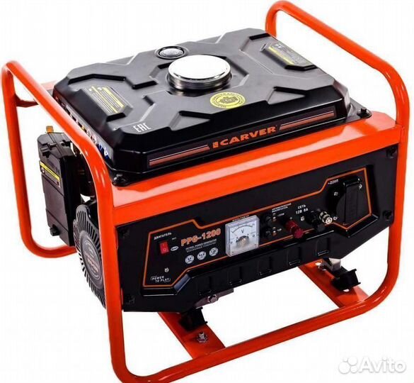 Бензогенератор carver PPG-1200