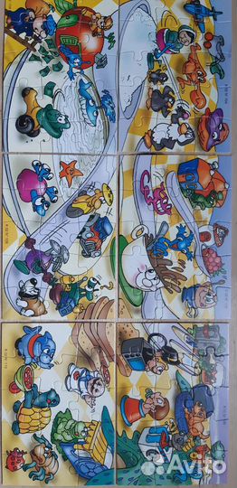 Пазлы из киндера