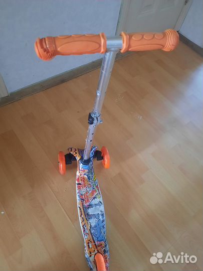 Самокат детский трехколесный бу