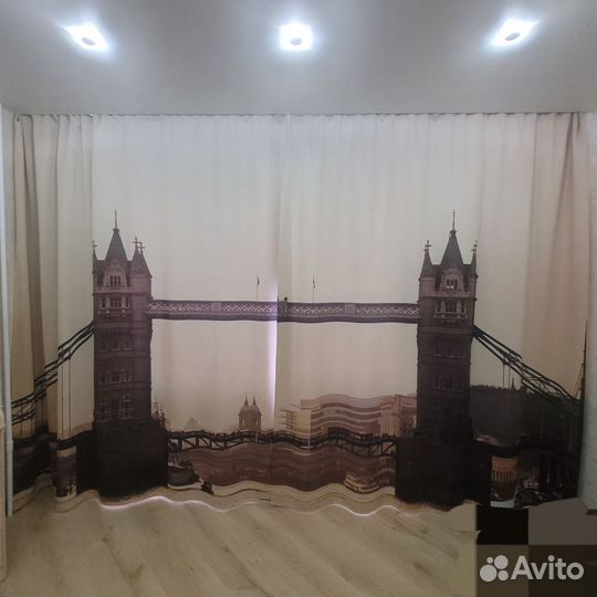 Шторы и тюль в комплекте