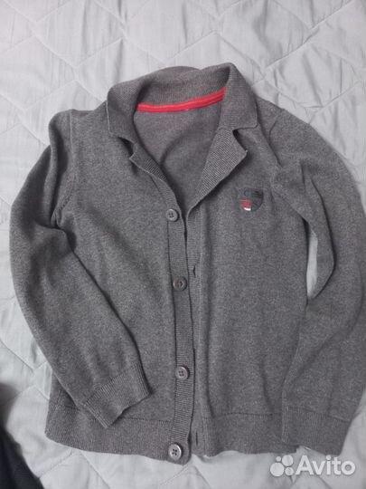 Кардиган школьный, брюки 134 для мальчика