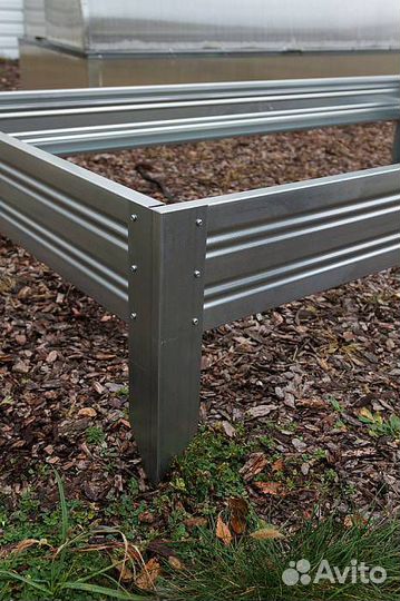 Оцинкованные грядки Премиум 0,7х2м