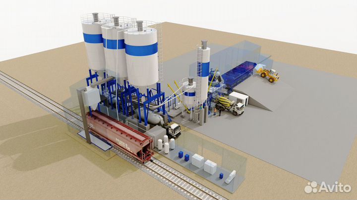 Бсу Комета / бетонный завод на 60 кубов в наличии