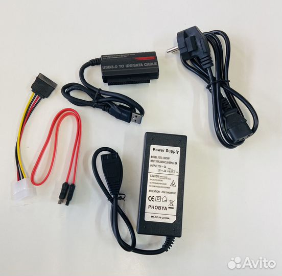 Адаптер USB3.0 для дисков 2.5/3.5 sata/IDE 891U3