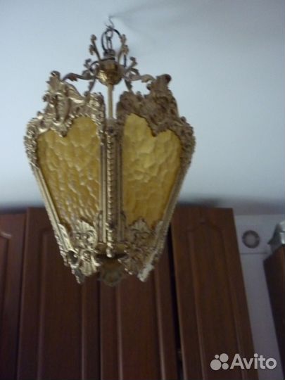 Люстра бронза