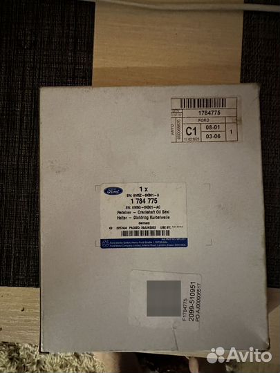 Сальник коленвала задний ford focus 2