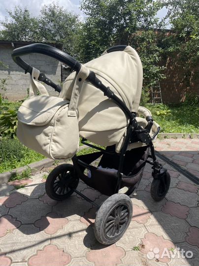 Коляска 2 в 1 эко кожа