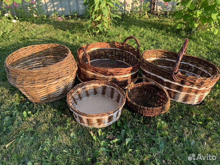 Корзины плетеные