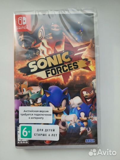 Новая игра Sonic Forces Nintendo Switch