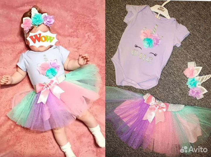 Боди для девочки 68