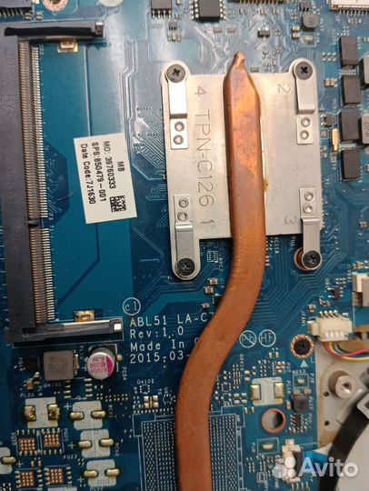 Hp tpn c126 разбор рабочая плата