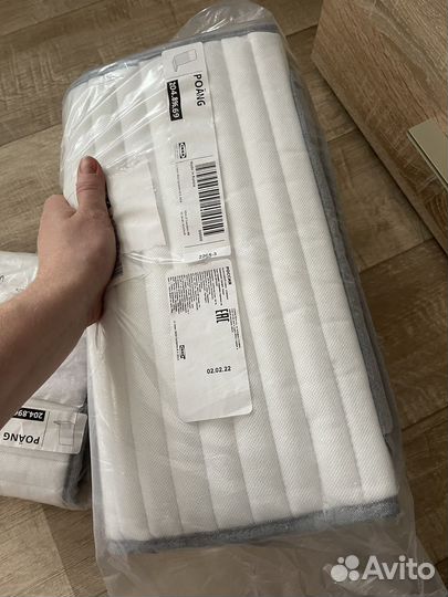 Новый чехол на детский икеа поэнг