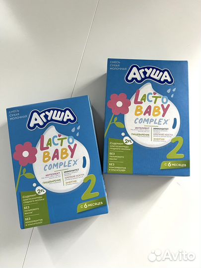 Смесь Агуша 2, обмен