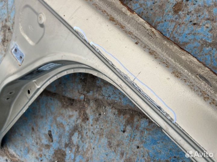 Левый порог со стойкой Kia Rio 2 хэтчбек 2010