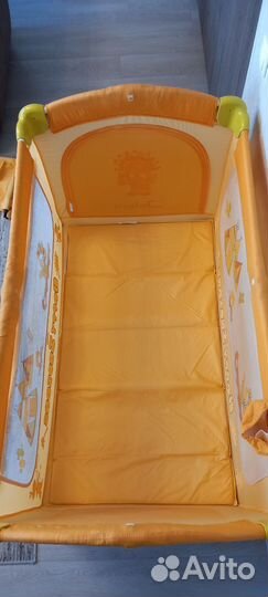 Детская кровать манеж 2х уровневая