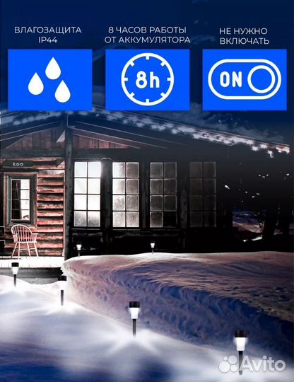 Фонари садовые уличные