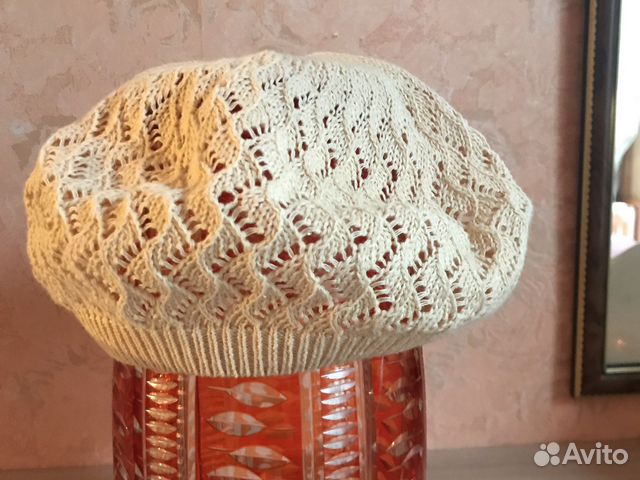 Берет женский ажурный