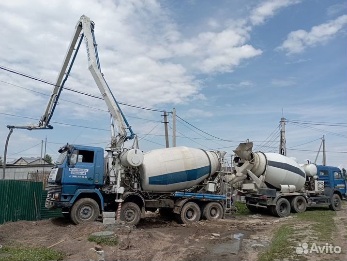 Аренда автобетононасоса Услуги бетононасоса Пумик